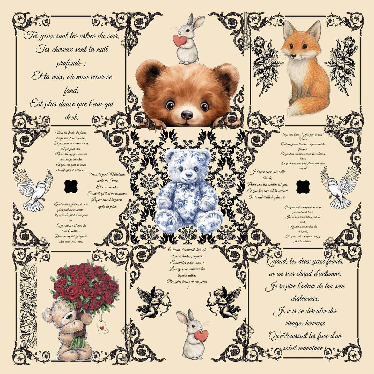 Bague Solitaire dans Lettre Victorienne™