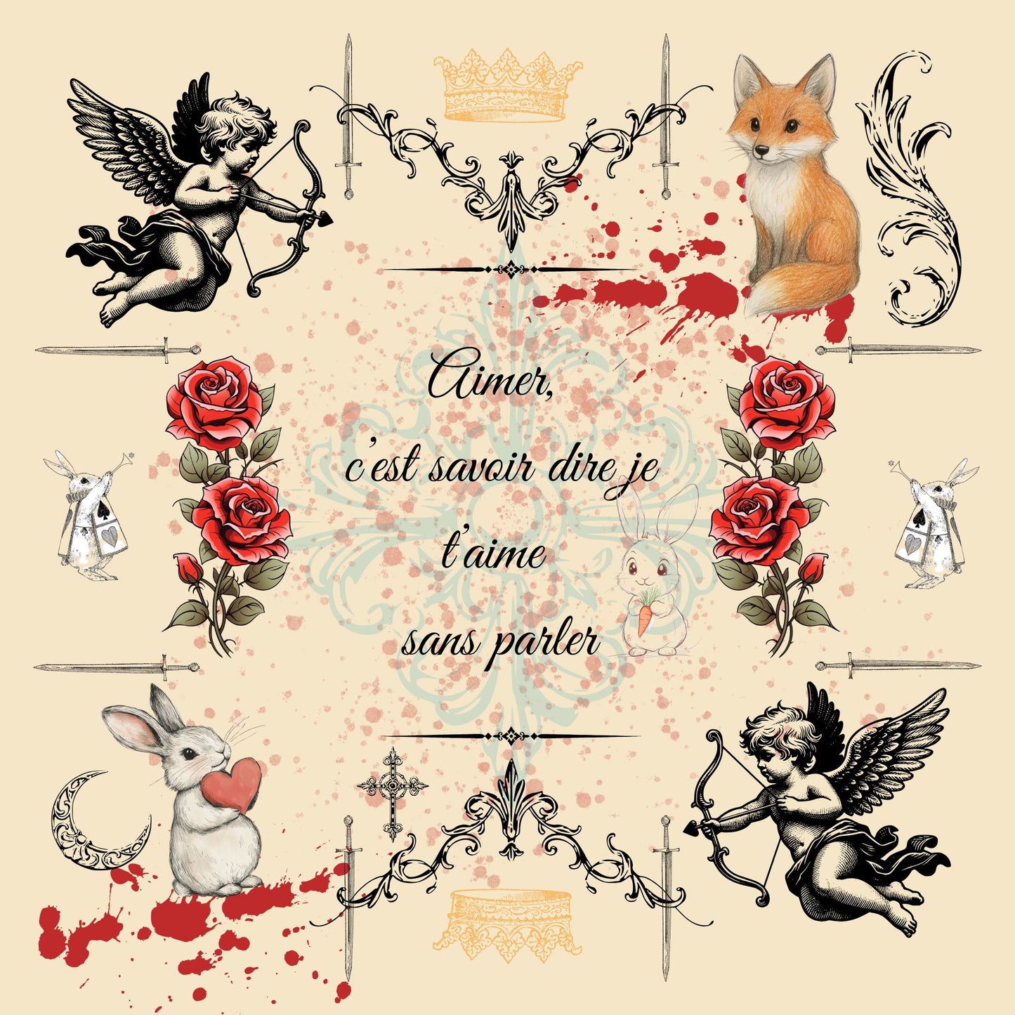 Bague Solitaire dans Lettre Victorienne™